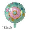 Donut Eiscreme Aluminiumfolienballon Sommer Dessert Ballon Geburtstagsparty Restaurant Dekoration Ballon