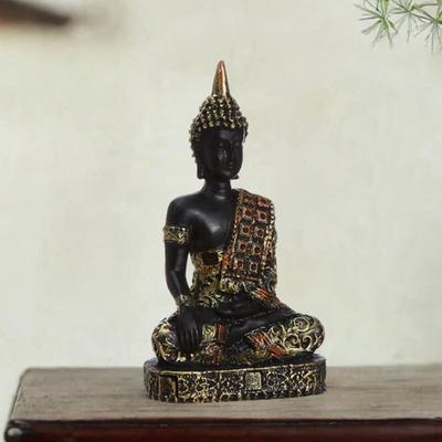 Budas statuja, skulptūra, meditācija, vintage dāvana, sveķi, amatniecība, kolekcionēšana, mājas dekorēšana, Budas