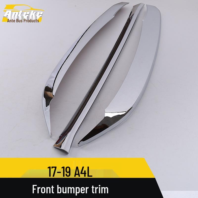17-19 A4L Front Bumper Guard & Grille Protective Strip Sticker Set