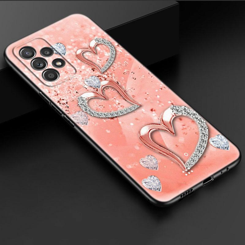 Love Rose Gold Style Phone Case For iPhone Samsung Galaxy Redmi Xiaomi Oppo OnePlus Note S A 7 8 9 10 11 12 13 14 20 21 22 23 53 54 Pro Max Plus Ultra
