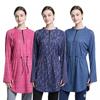 Womens Quick-Dry Long Sleeve Sport Set Modest Islamic Yoga Running Fitness 3-Piece Outfit