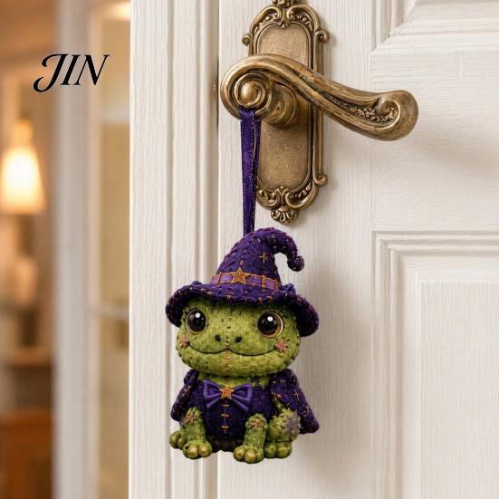 Stoff Nähset Halloween Freunde Patchwork-Set, Tier DIY Machen Sie 4 entzückende Charaktere, Basteln für Anfänger Handgemachtes Geschenk Feiertagsdekoration