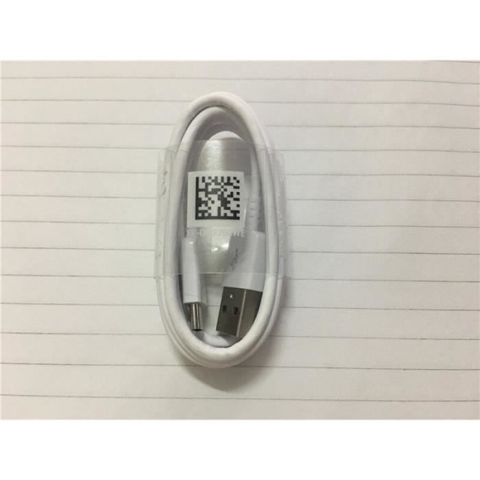 10 pièces-lot 100% véritable Original USB Type C câble 1.2M 2A chargeur rapide câble pour Samsung Ga Black