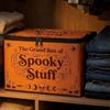 Platzsparender Halloween-Aufbewahrungsbehälter Große Kapazität Gotischer Aufbewahrungskorb für Zuhause