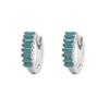 Elegant S925 Silver Turquoise Butterfly Studs & Four-Leaf Clover Earrings for Women