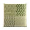 IKEHIKO Japanese Igusa Floor Cushions, Woven Chidori Pattern, Gofu Pattern, Set of 2, Green, Approx. 55 X 55cm, #3127960