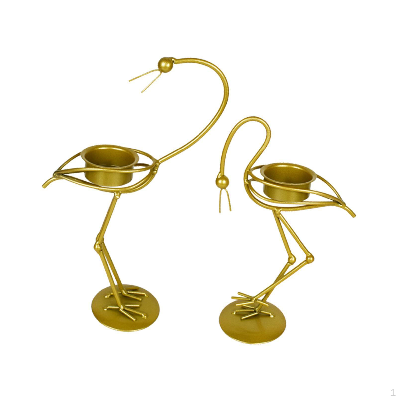 

2 шт. канделябры подсвечники декоративный держатель для свечей столбик подсвечник золотой