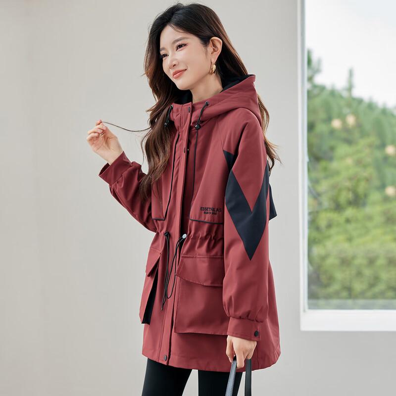 TERRE BLEUE Women's Plush Lined Padded Winter Jacket