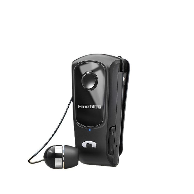 Jialan F920 Retractable Bluetooth Earphone, Wireless Fast-Charge, Clip-On Design for Business and Gaming