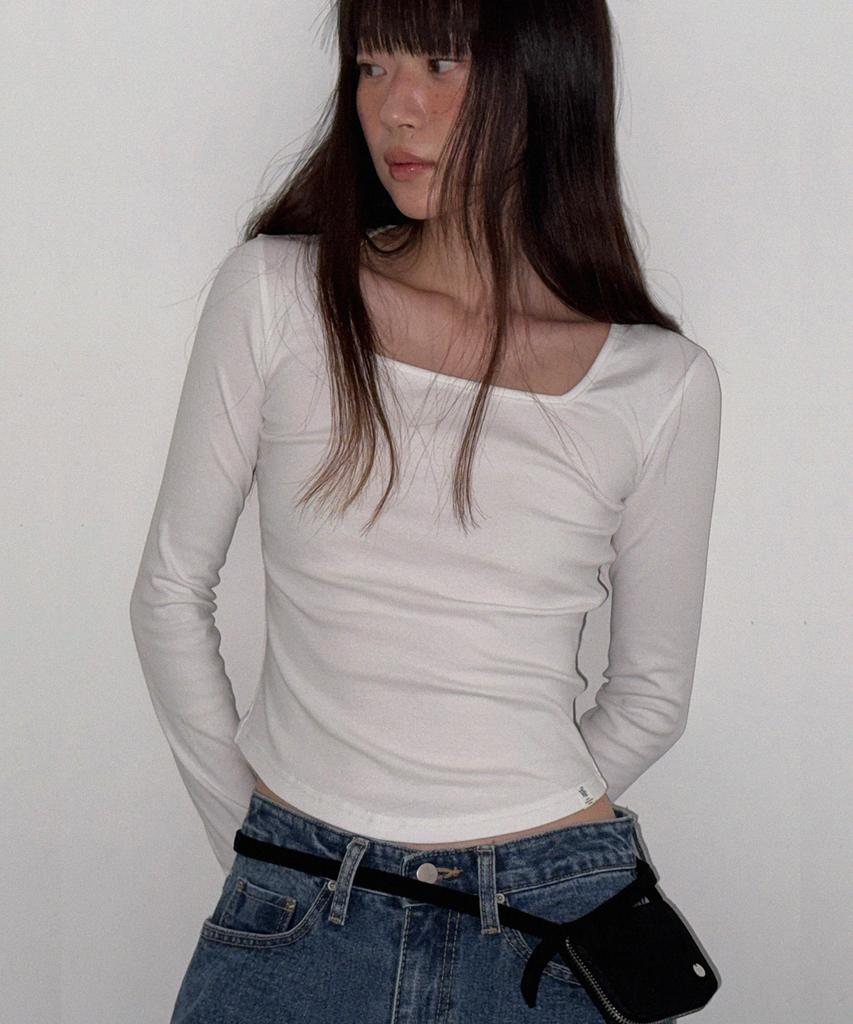 Teuwi Steel Basic Long Sleeve T-Shirt (Square Neck Ver.)