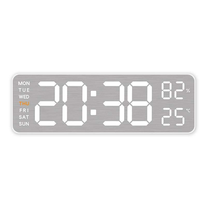 Modern Digital Led Wall Clock With Calendar Alarm Timer For Living Room Decor
