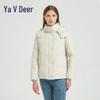 Yalor EW Women's Hooded Short Down Jacket YYXFF5015