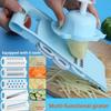 Multifunctional Grater Kitchen Cutting Tool Cutting Potato Food Manual Scraper Chopper Maker Shreds Knife, Shavings G7N6