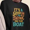 Sip Happens T-Shirt and Kids Tshirt: Summer Boat Party Nautical Tee