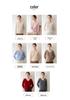 Women's 100% Pure Cashmere V-Neck Long Sleeve Pullover Sweater for Spring and Autumn.