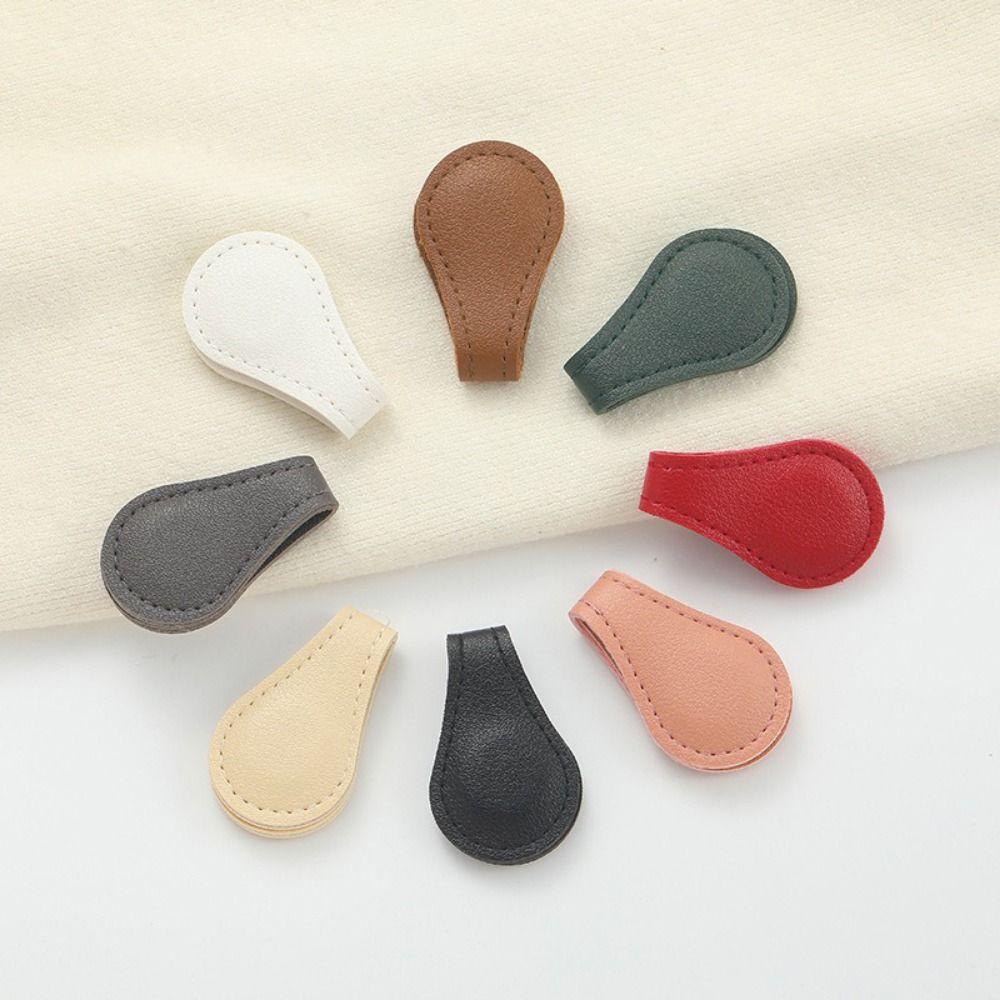 2Pcs Reusable Leather Fixed Magnetic Buckle Detachable No Sewing No Nails Trouser Legs Buckle Garment Clips Sleeve