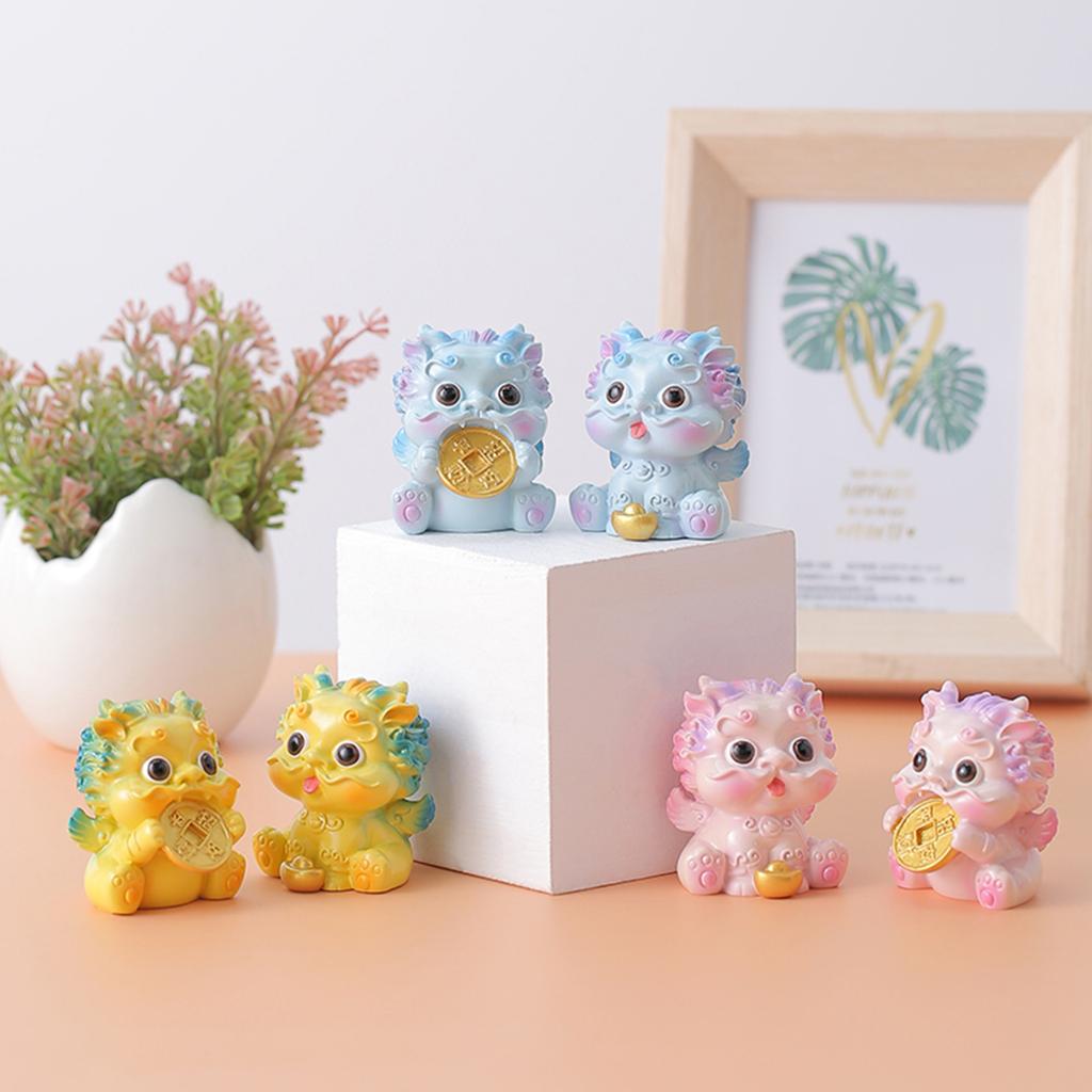 Tomfeel Little Pixiu Harzskulpturen, nationaler Trend, Persönlichkeit, Kunsthandwerk, Desktop-Ornamente, Wohnen