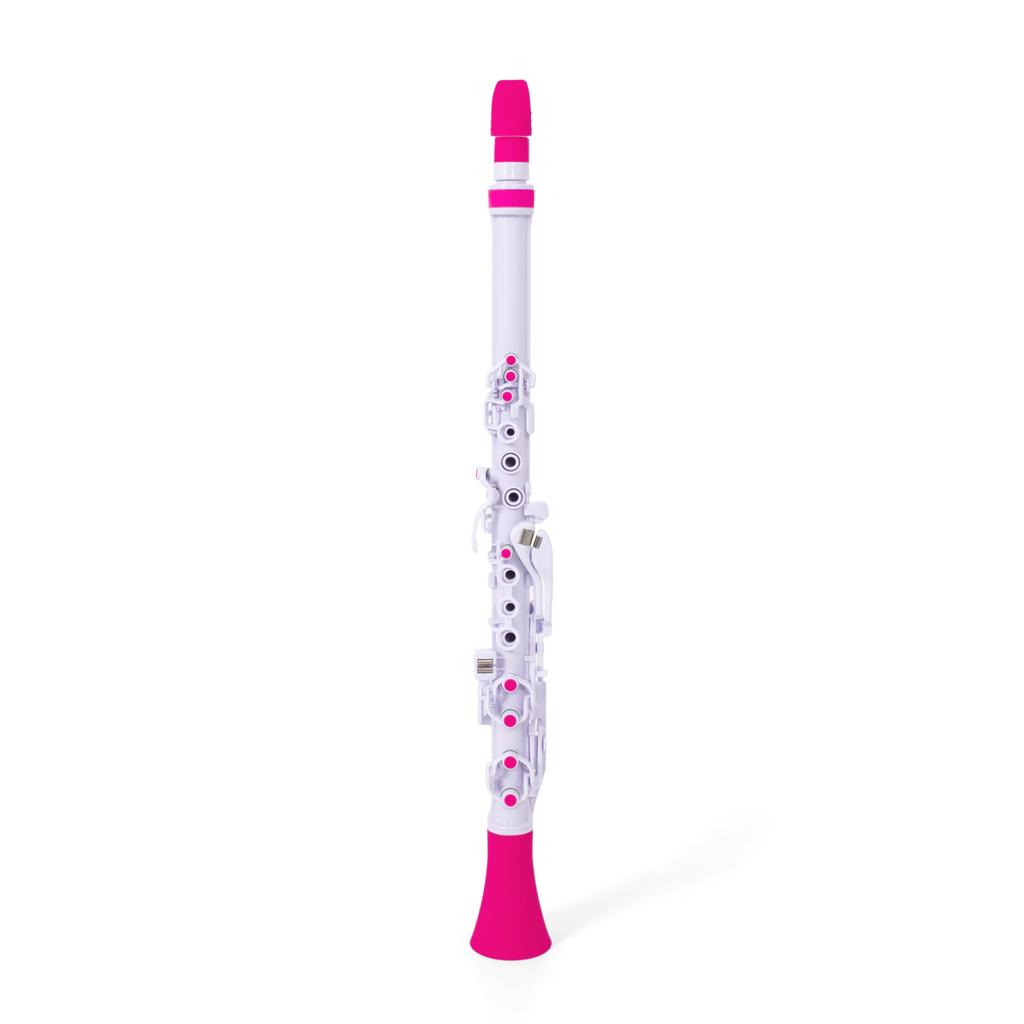 Nuvo Plastic Wind Instrument Clarinet C Key Clarineo Clarineo N120CLPK Exclusive 2.0 White/Pink [With Semi-hard Case] []
