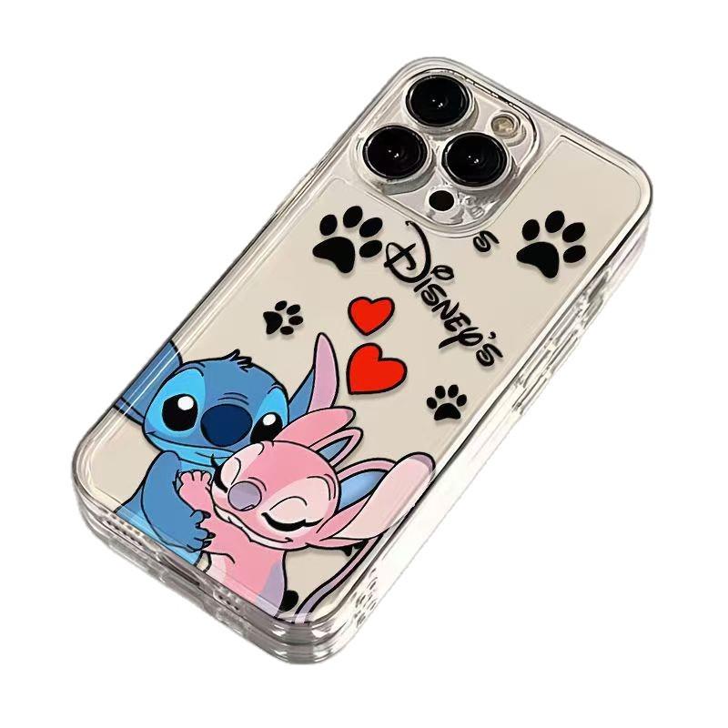 Stitch Cartoon Phone Case for iPhone 14/15/16 Pro Max/17