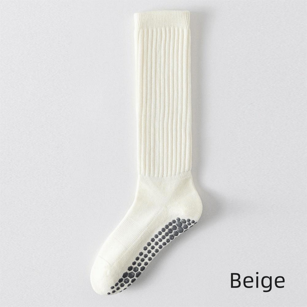 Solid Color Pilates Socks Silicone Terry Non-slip Socks New Ankle Socks  Women