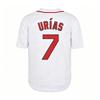 Men's Vintage-Style Stitched Baseball Jerseys   7 Urias  34 Mexico  S-3XL