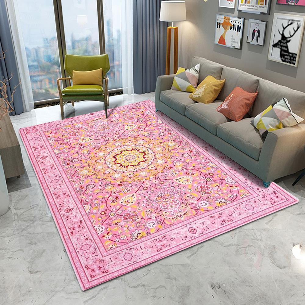 Retro Bohemia Persia Style Carpet Living Room Sofa Bedroom Study Kitchen Entrance Door Mat Non-slip Luxury Home Decoration Rug