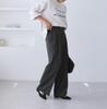 ROPE PICNIC Tweed Wide Charcoal Size S Three-Tone Pants/Set-Up Compatible, (06),