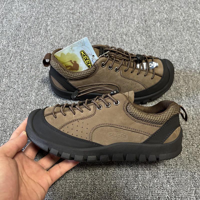 KEEN 2nd Gen High-Quality Leather Slip-On Hiking Shoes for Couples—Large Sizes Available