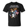 Humor & Freiheit – Lustiges patriotisches Unisex-T-Shirt mit amerikanischer Flagge
