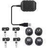 Android DVD TPMS USB Tire Alarm Auto Tire Pressure Monitoring System 4 Tire external / inner Sensors Temperature Alarm inner