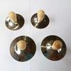1 Set Hand Percussion Copper Cymbals Children Musical Instrument Education Toys Brass Percussion Mount Cymbals