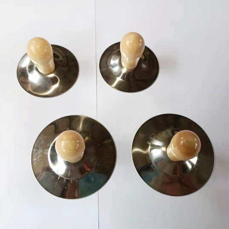 1 Set Hand Percussion Copper Cymbals Children Musical Instrument Education Toys Brass Percussion Mount Cymbals