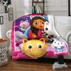 1Pc Kitty Friends Adventure Blanket Soft And Comfortable Casual Warm Camping Travel Christmas Halloween Xmas Gift M928362