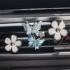 Car Interior Fresheners Diffuser Daisy Flower & Butterfly Vent Clip Car Air Outlet Perfume Decoration Clip