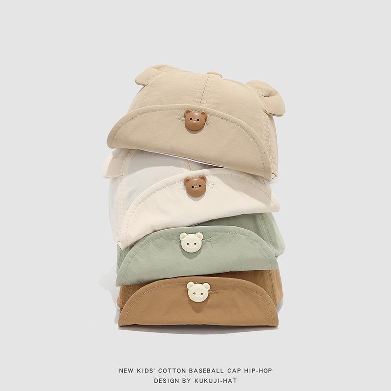 2026 Unisex Korean Baby Baseball Cap: Cute, Quick-Dry, Soft Brim, Sun Protection for Spring & Summer.