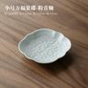 Ceramic Small Fruit Dish Plate Ceramic Home Chinese Zen Cute Snack Trinket Dish Tea Tray Fruit Table Porcelain Plate Kitchen