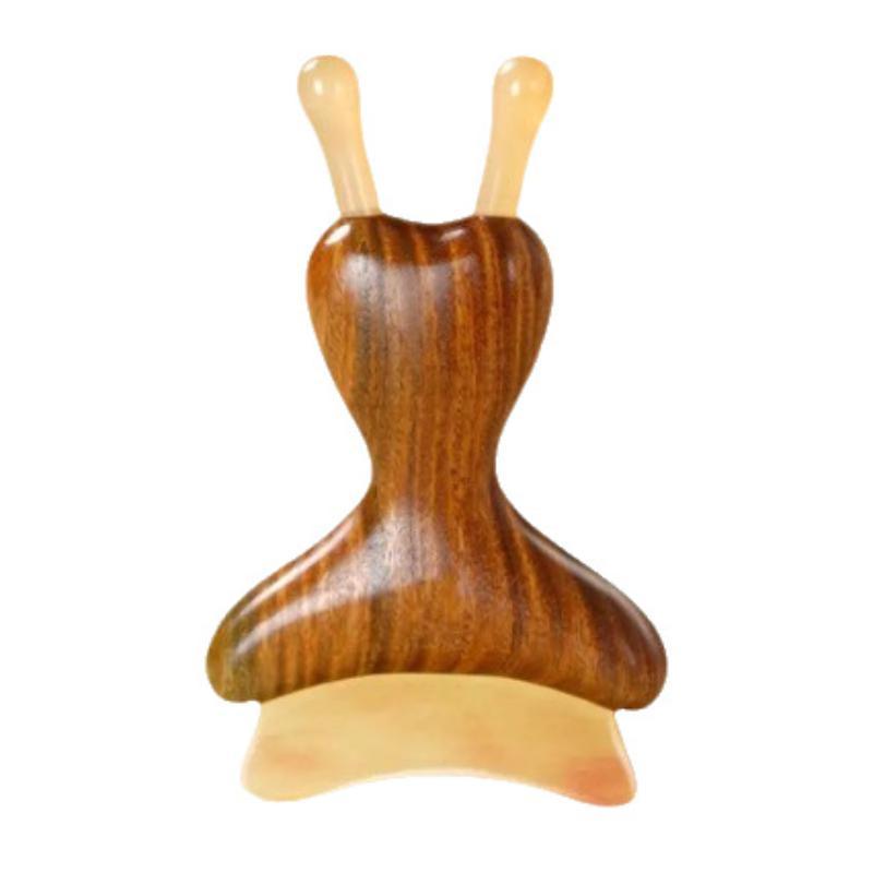 1Pc Sandalwood Face Massager Nose & Face Massager - Eye Relief Tool Snail Facial Meridian Massage