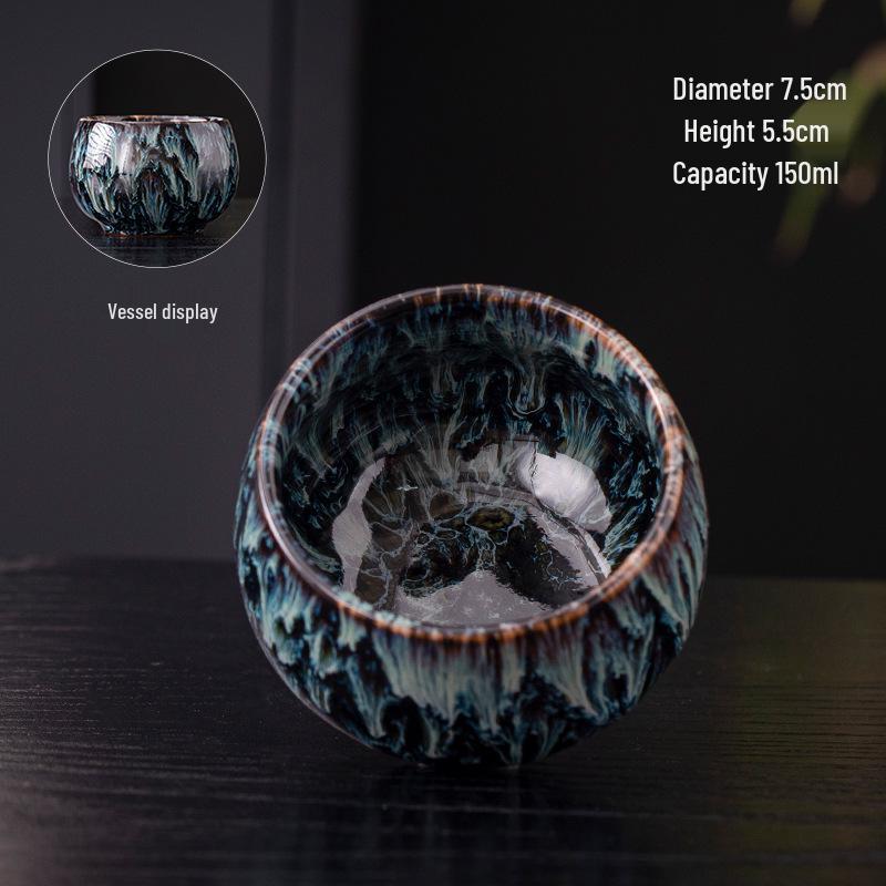 Creative Ceramic Petal Tea Cup - Perfect for Personal Kung Fu Tea Tasting