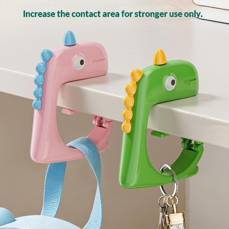 Dinosaur Portable Bag Hook, Foldable Wallet Bag Hanger, Handbag Hook, Student Desk Hook, Office Bag Hook