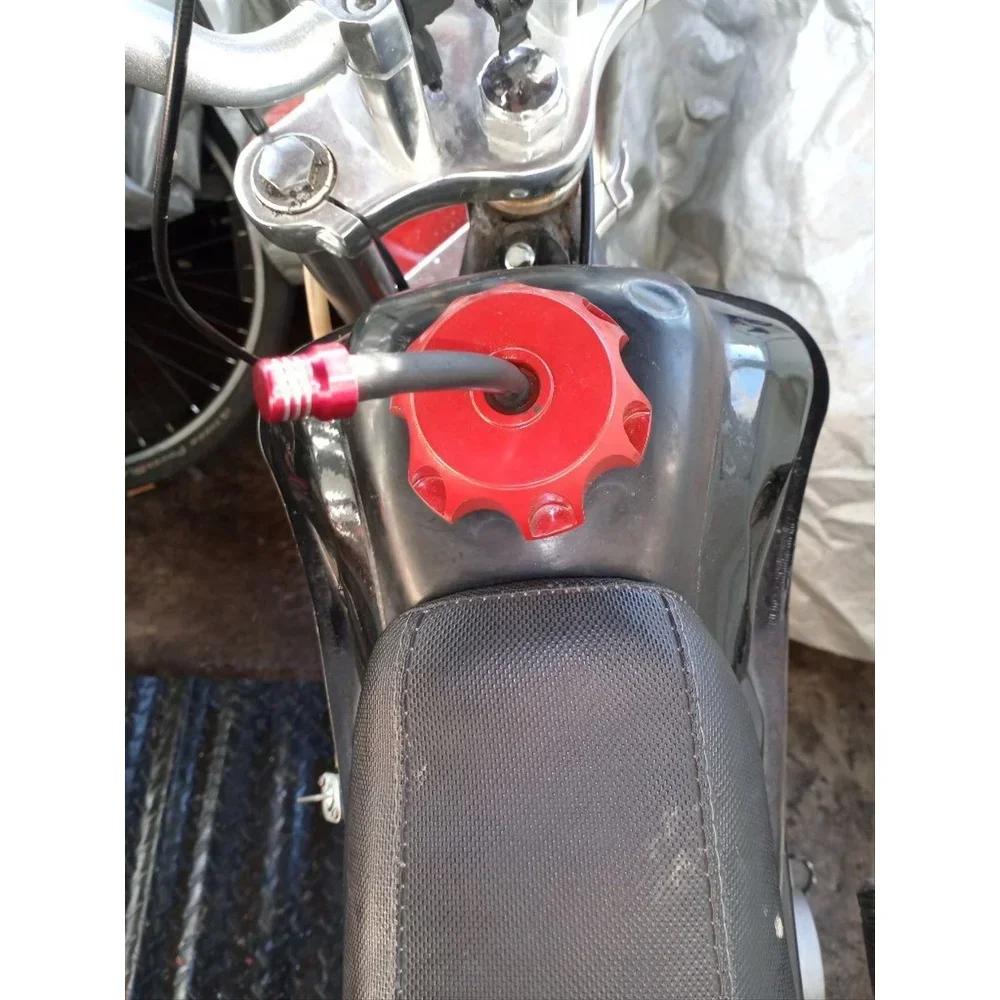 Motorcycle Gas Fuel Cap Valves Vent Breather Hoses Tubes for Motocross ATV Quad Dirt Pit Bike Fuel Tank Breather Pipe