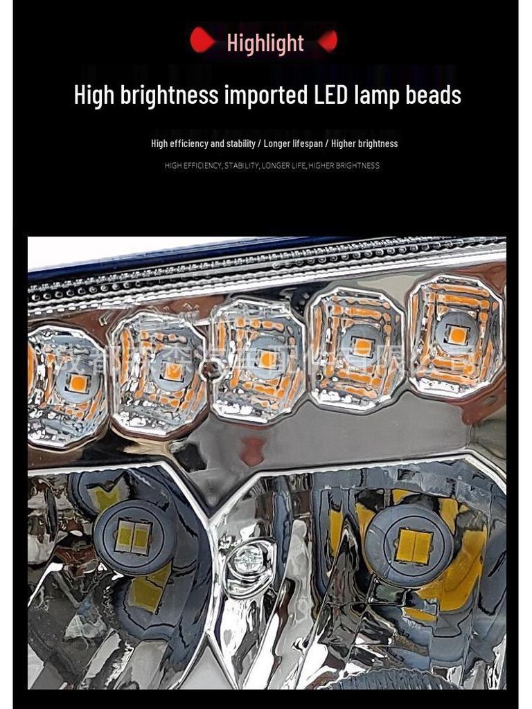 Ultra-Bright Multi-Function LED G7 Fog Lights for Shandeka - C5HC7H Laser Anti-Fog Technology