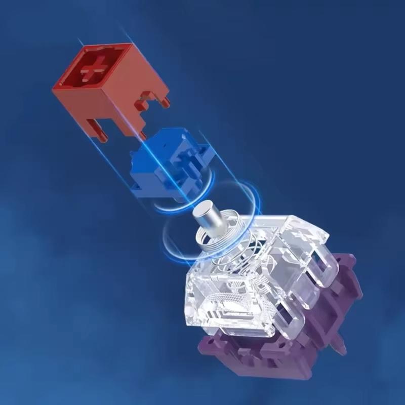 Quiet Metal Plastic Magnetic Switches for Magnetic Gaming Keyboards Swithes Enhances Durability For Office Use And Gaming