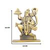 6cm Height Unique Hanuman Ji Idol with Double Sided Design Hanumanji Murti Bajrangbali Statue