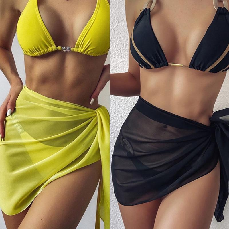 

50x180 см купальник шарф купальник накидка шифоновая шаль на шнуровке бикини накидки тонкий шифон