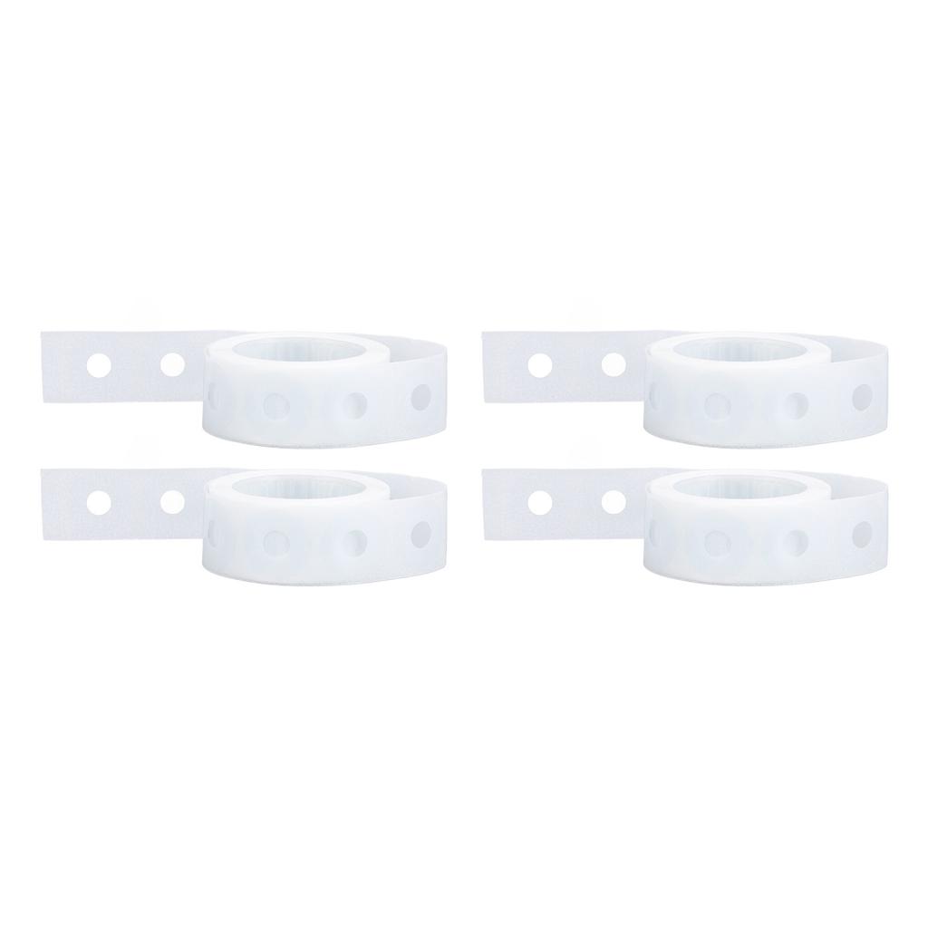 4 Krabičky Zesilovacích štítků Průhledné Samolepicí Pro volné listy Děrované Stránky Ochrana