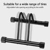 Adjustable Bike Floor Stand Parking Rack Single Bike Storage Organizers Durable