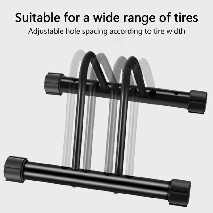 Adjustable Bike Floor Stand Parking Rack Single Bike Storage Organizers Durable