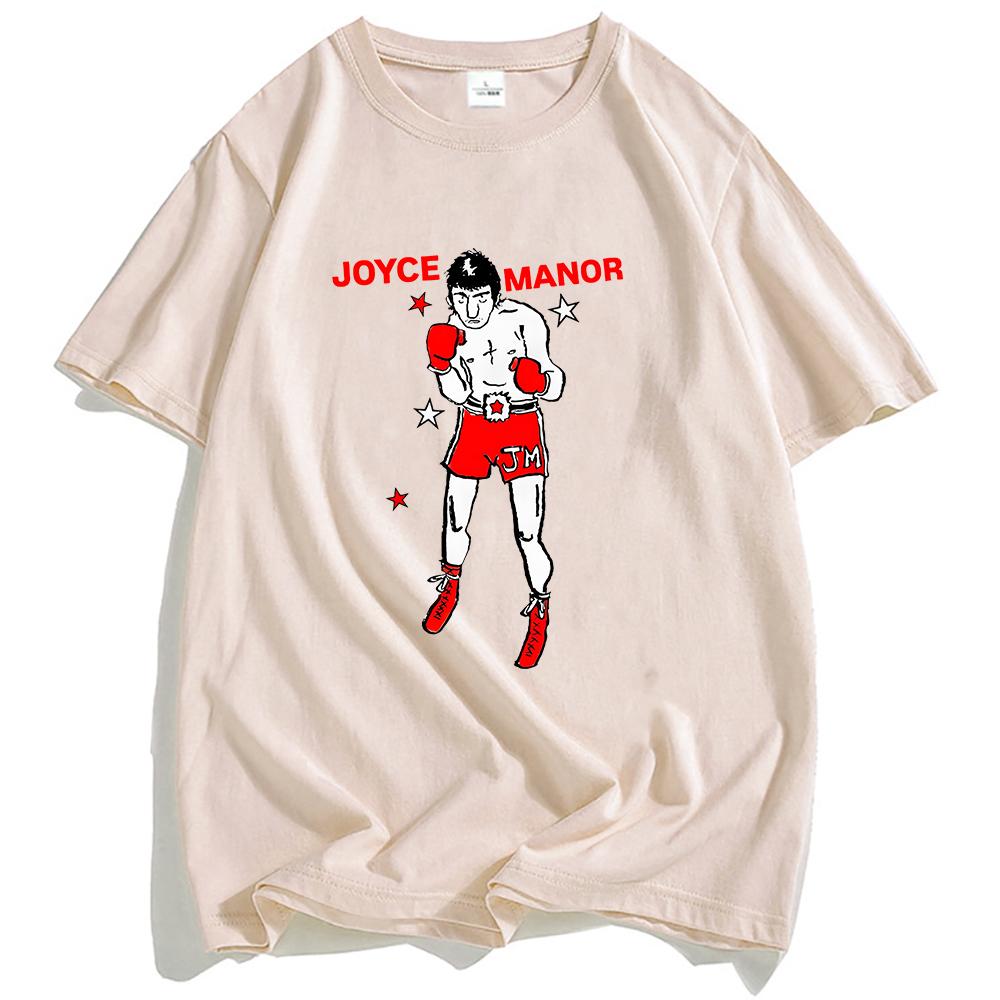 Boxer Printed Tshirts Group JOYCE MANOR Graphic T-shirt Short Sleeve Cotton T Shirt Unisex Clothing