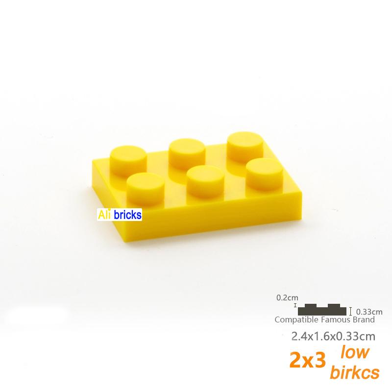 20ks DIY Stavebnice Tehly 2X3 Vzdelávacie Skladanie Konštrukcia 3021 Tenké Figúrkové Tehly Pre Deti Kompatibilná Značka