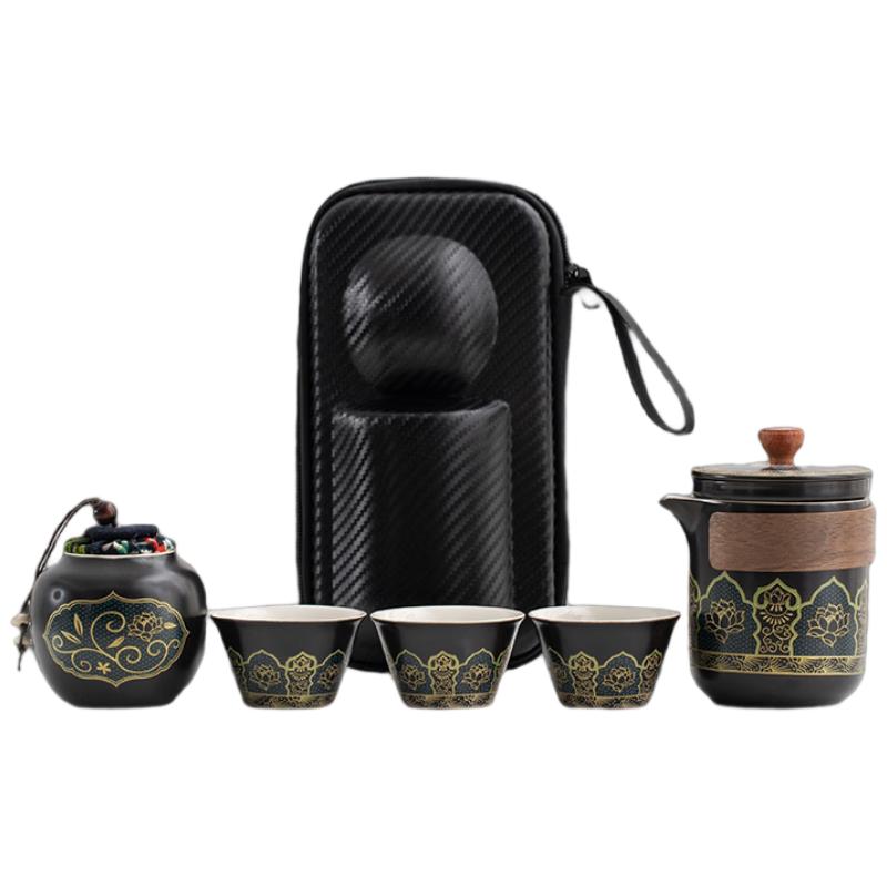 Woding Portable Ceramic Travel Tea Set